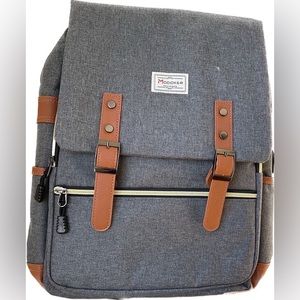 Modoker Laptop Backpack with USB Charging Port Grey EUC